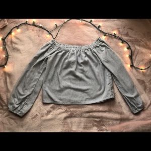 Brandy Melville off the shoulder Theia Top